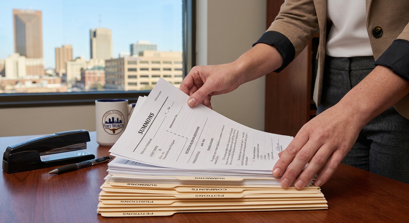 How Do You Prepare Documents for Process Service in Fort Worth?