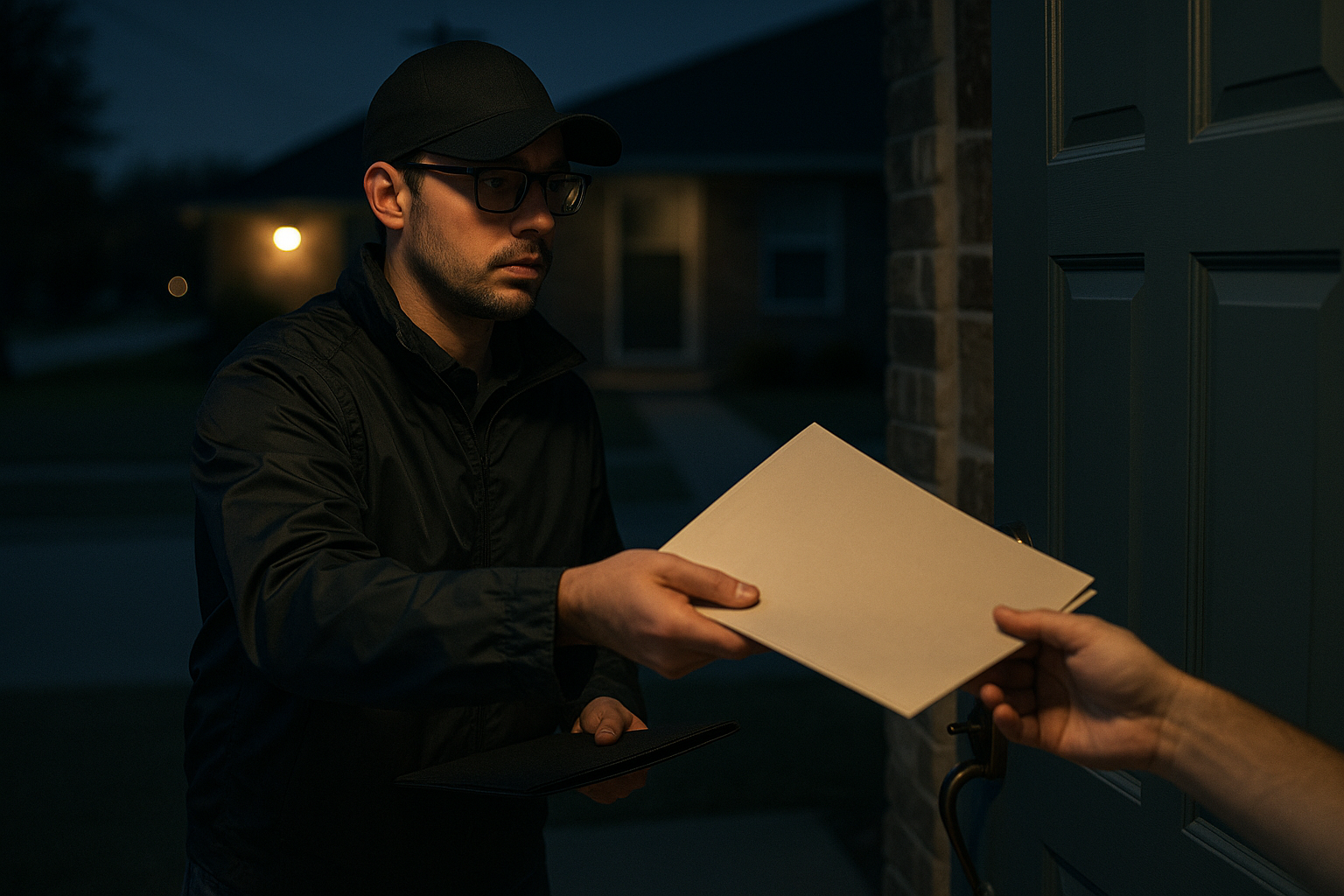 Can Process Servers Work Nights in North Texas?