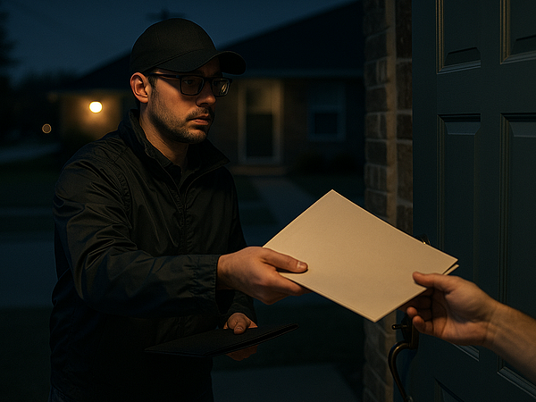 Can Process Servers Work Nights in North Texas?