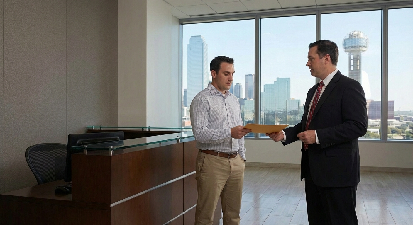 Can a Process Server Serve Papers at Work in Dallas?